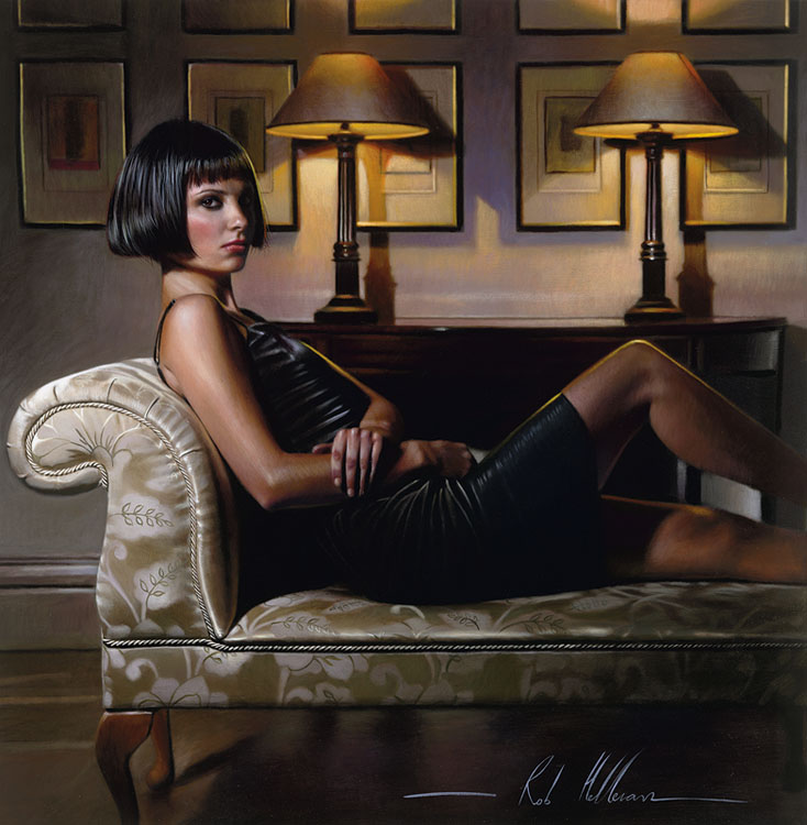 Glamour Oil Paintings Rob Hefferan